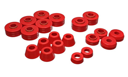 Energy Suspension Ford Bronco Body Mount Set - Red