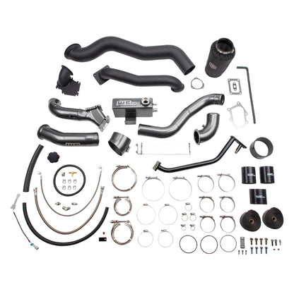 Wehrli 01-04 GM Duramax LB7 Twin Turbo Kit S400/Stock - Flat Black