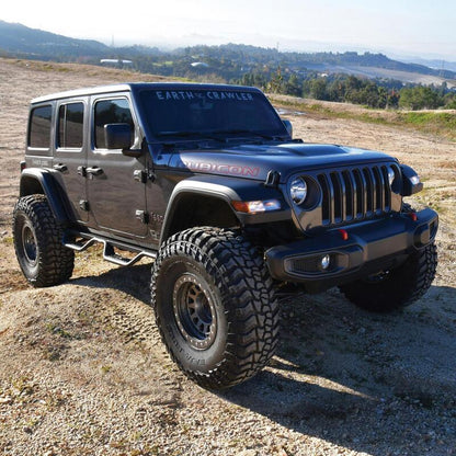 Westin 18-22 Jeep Wrangler JL Unlimited Outlaw Nerf Step Bars - Textured Black