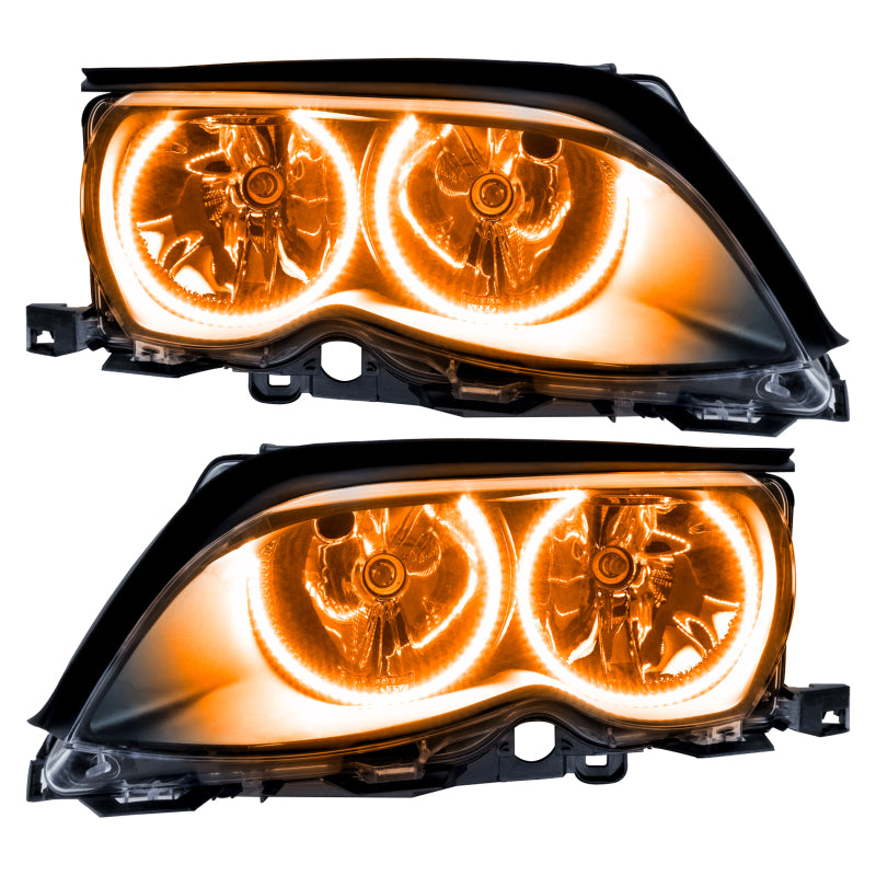 Oracle 02-05 BMW 3 Series SMD HL - Black - ColorSHIFT w/ 2.0 Controller