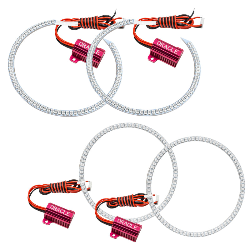 Oracle 06-09 Toyota 4Runner LED Headlight Halo Kit - Red
