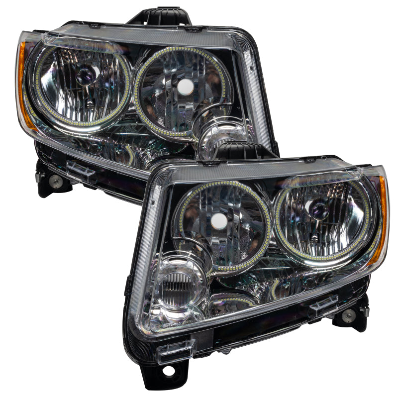 Oracle 11-13 Jeep Grand Cherokee SMD HL (Non-HID) - Chrome - White
