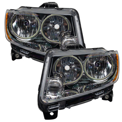 Oracle 11-13 Jeep Grand Cherokee SMD HL (Non-HID) - Chrome - White