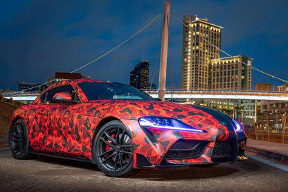 Oracle 20-21 Toyota Supra GR RGB+A Headlight DRL Kit - ColorSHIFT w/ BC1 Controller