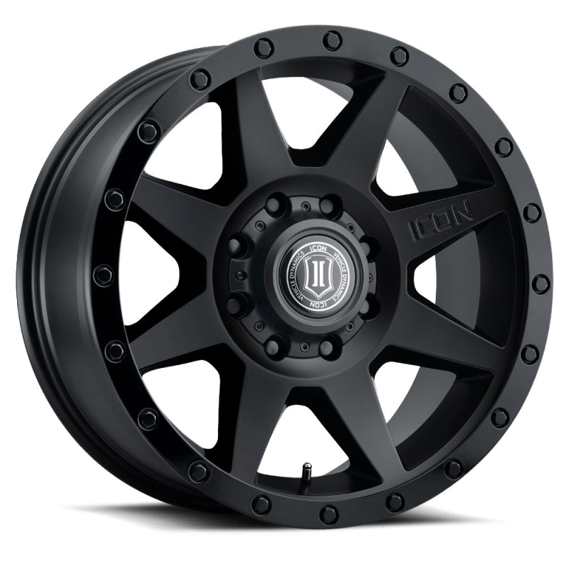 ICON Rebound HD 18x9 / 8x180 / 12mm / 5.5in BS Double Black Wheel