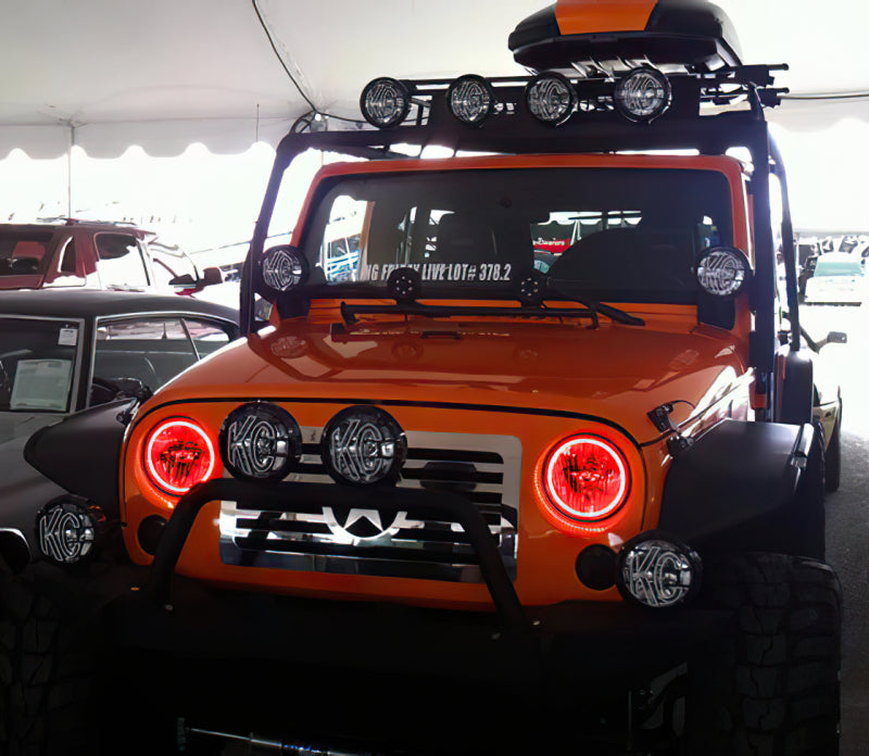 Oracle Jeep Wrangler 07-17 Halo Kit - ColorSHIFT w/ BC1 Controller