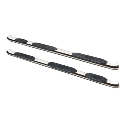 Westin 2019 Chevrolet Silverado Crew Cab PRO TRAXX 5 W2W Oval Nerf Step Bars - Stainless Steel