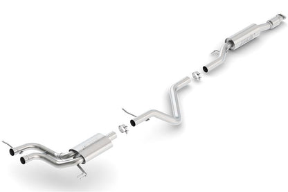 Borla 13-15 Hyundai Veloster Turbo 1.6L AT/MT FWD 2dr Dual Center Rear Exit Cat-Back Exhaust