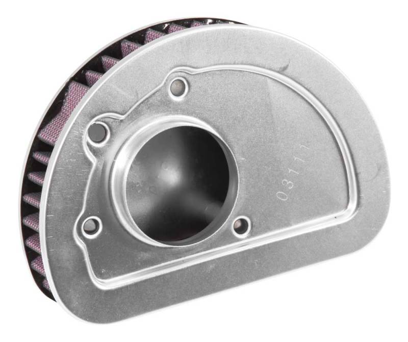 K&N Replacement Unique Air Filter 6.625in L x 4.75in W x 1.625in H with 1 Flange for Harley-Davidson