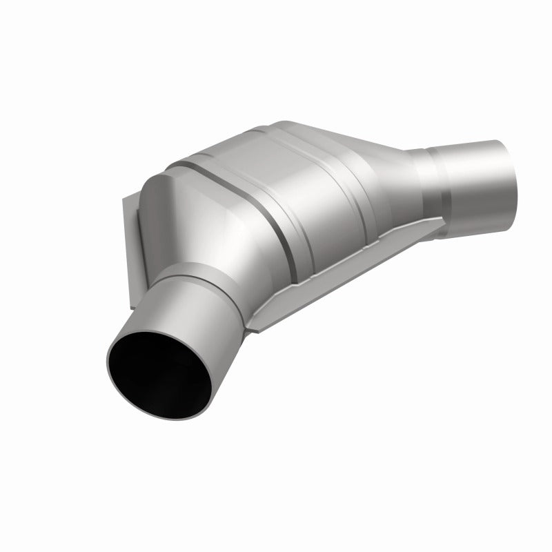 MagnaFlow Universal Catalytic Converter 2.25 Angled In/Out Front CA