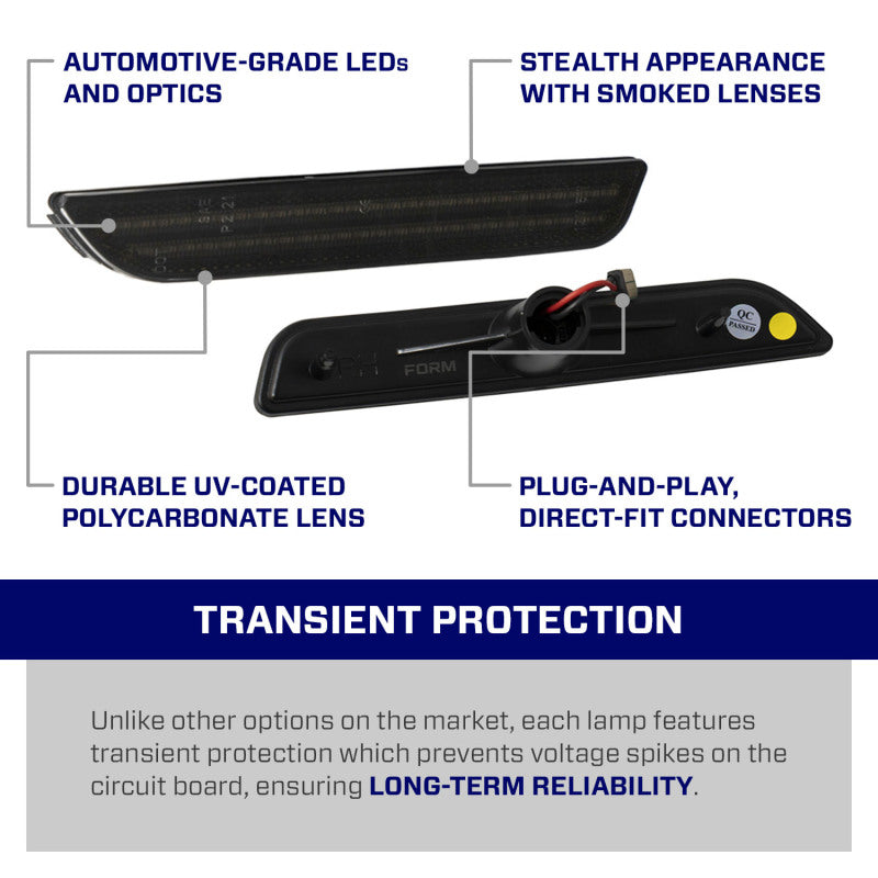 Form Lighting 2010 Mustang LED Sidemarkers (set)