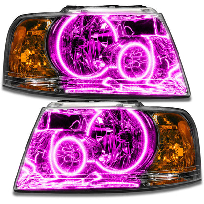 Oracle 03-06 Ford Expedition SMD HL - Chrome - ColorSHIFT w/o Controller