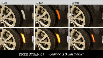 Diode Dynamics 14-19 Cadillac ATS/CTS Cadillac LED Sidemarkers Non V (Pair) Clear