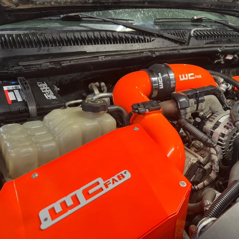 Wehrli 04.5-05 Duramax LLY 4in Stage 2 Intake Kit - Candy Red