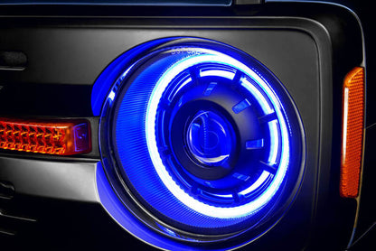 Oracle 2021+ Ford Bronco Oculus Bi-LED Projector Headlights - ColorSHIFT LED