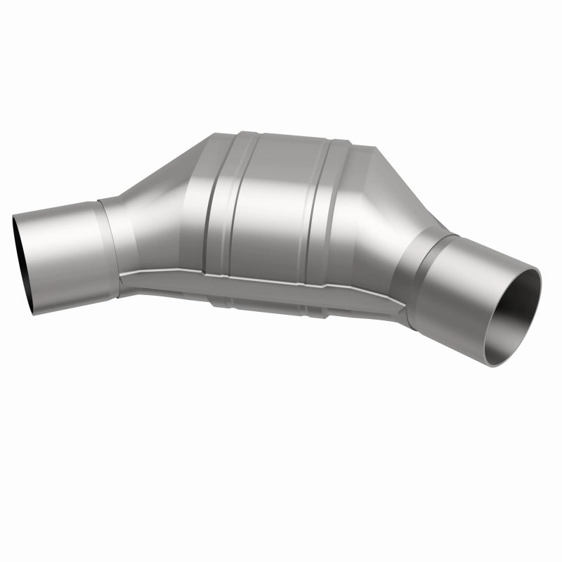 MagnaFlow Universal Catalytic Converter 2 inch Angled O/O PC2 Front
