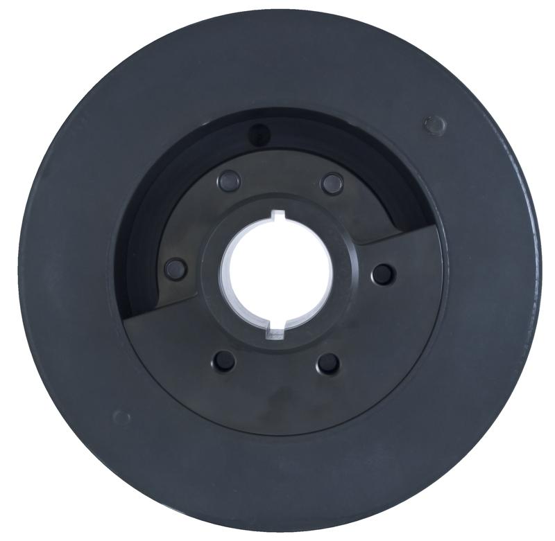 Fluidampr Chevy 454-502 CID-V8 w/ one 3/16 and one 1/4 key slot Steel Externally Balanced Damper