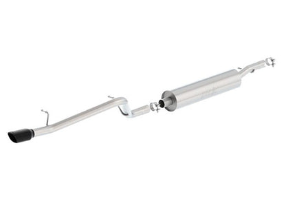 Borla 12-16 Jeep Wrangler V6 4WD Dirt Sport Cat-Back 2.5in Single Square Rolled Angle Cut Rear