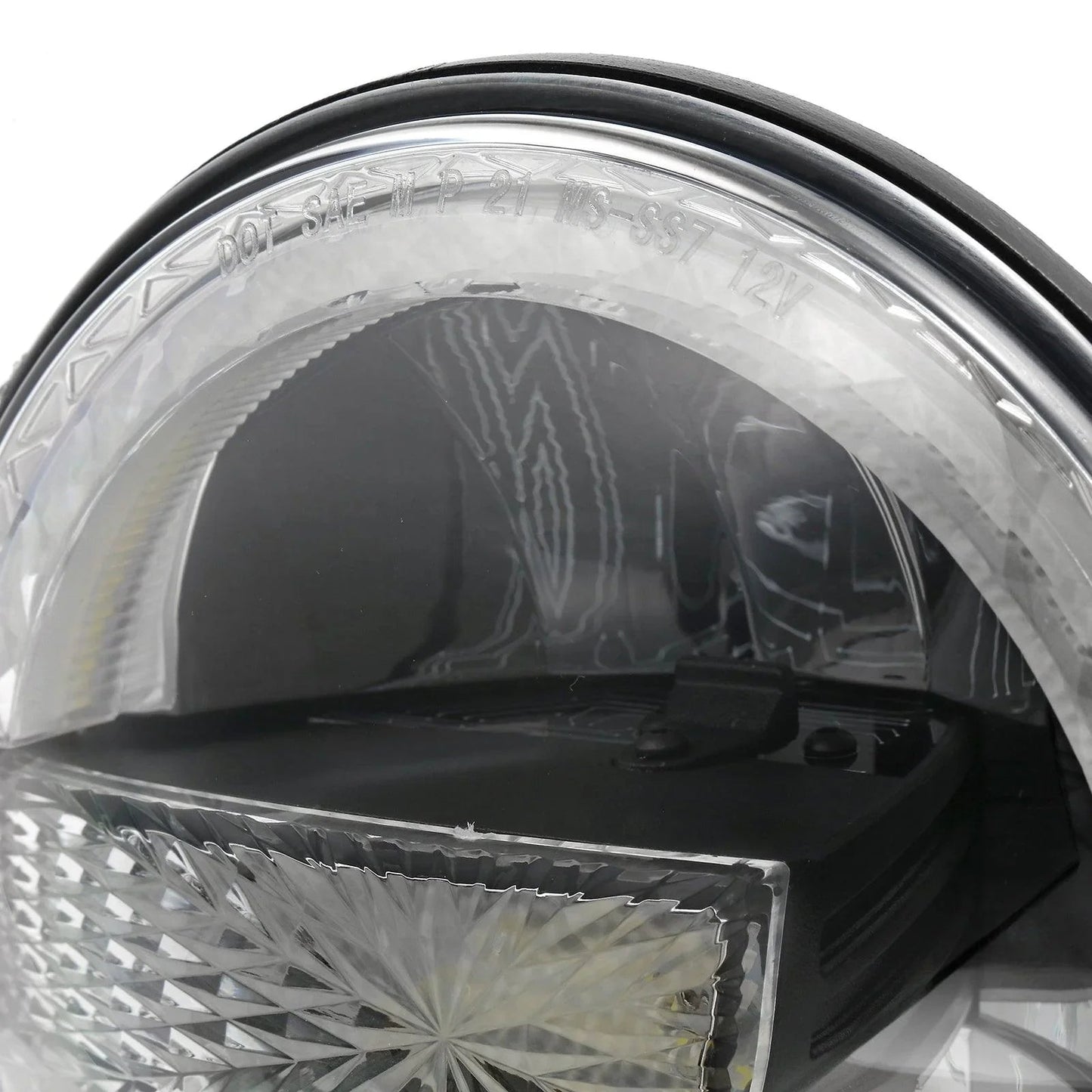 (2pcs/set) 7 Inch 90W DOT Approved LED Headlights with Halo Ring DRL & High Low Beam for Jeep Wrangler JK TJ LJ CJ