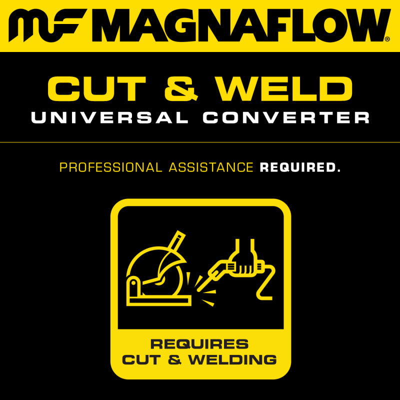 MagnaFlow Universal Catalytic Converter 2.25 inch C/C spun body
