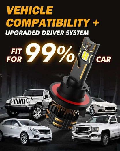 For 2007-2013 GMC Yukon XL 2500 H13 LED Headlight Bulbs