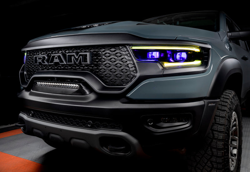 Oracle 19-21 RAM 1500 RGB Headlight Demon Eye Kit - LED Projector - w/o Controller
