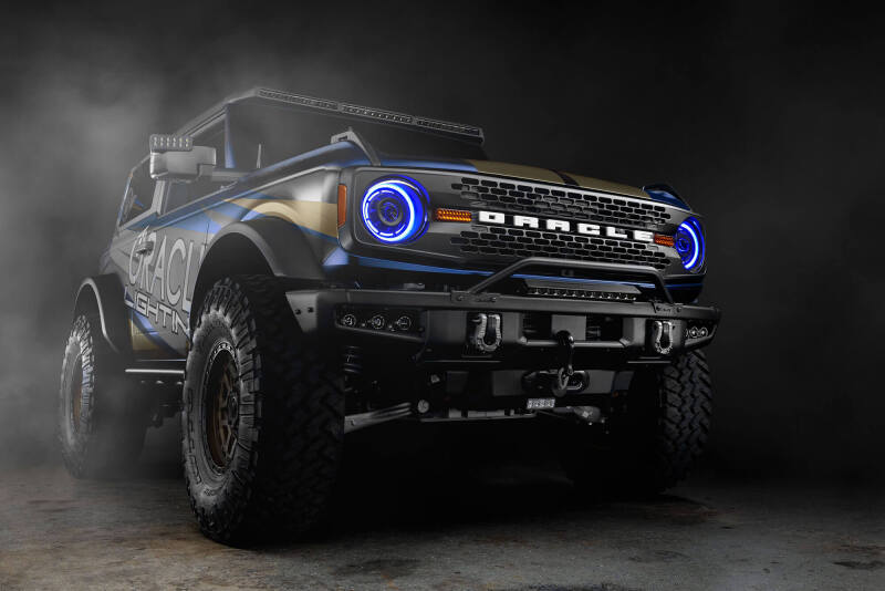 Oracle 2021+ Ford Bronco Oculus Bi-LED Projector Headlights - ColorSHIFT LED