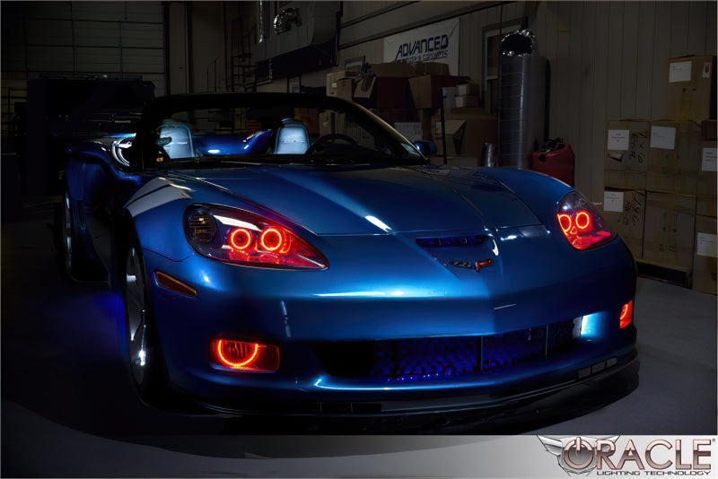Oracle Chevrolet Corvette C6 05-13 LED Fog Halo Kit - White