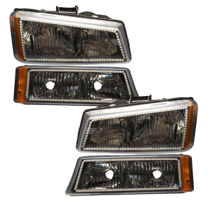 Oracle 03-06 Chevy Silverado Pre-Assembled Headlights w/ Parking Lights - w/o Controller