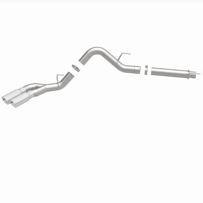 MagnaFlow CatBack 2018 Ford F-150 V6-3.0L Dual Exit Polished Stainless Exhaust - MF Series