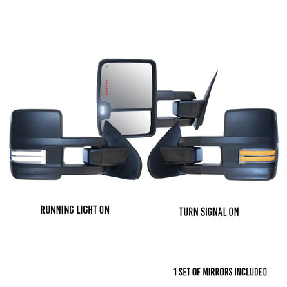 GM Style Dodge Ram 2500/3500 Tow Mirrors (2010-2018) - Style 2