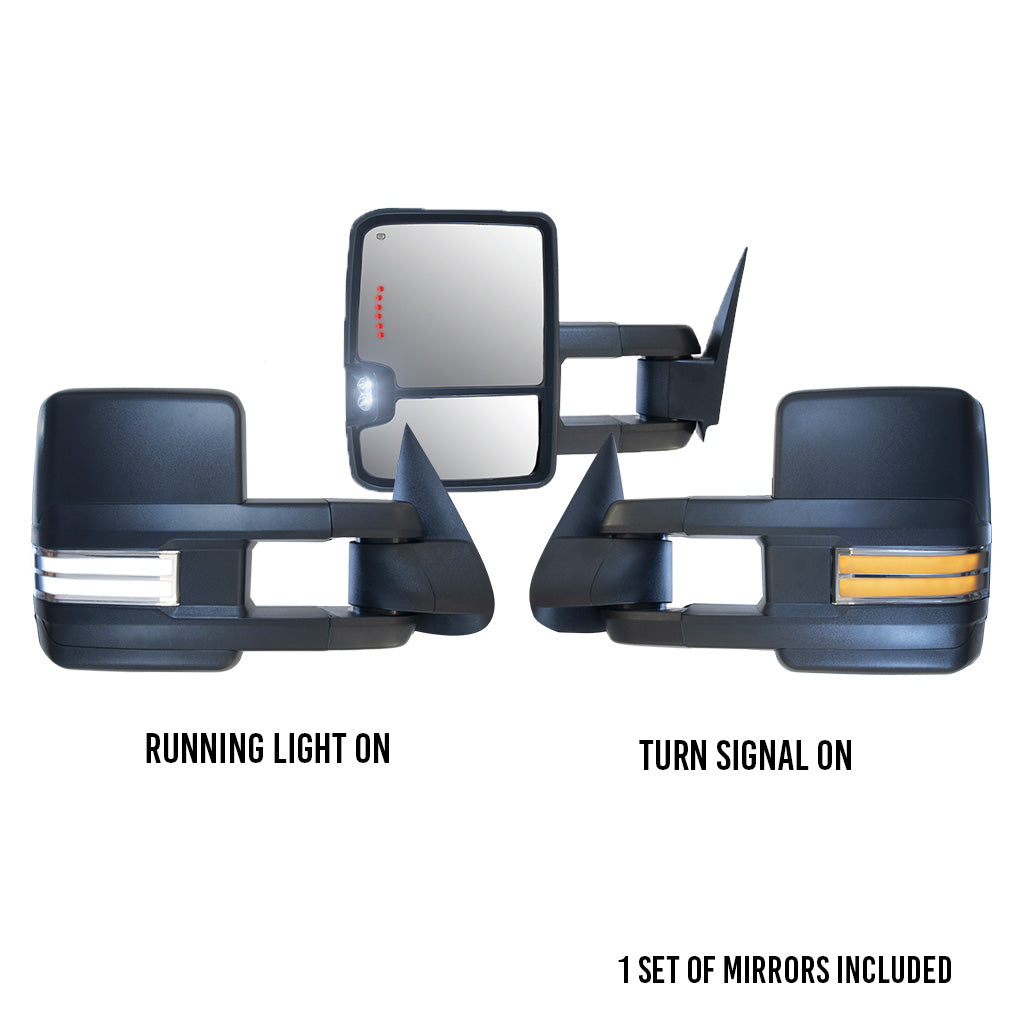 2015-2020 GM SUV Tow Mirrors (Tahoe, Yukon, Suburban)