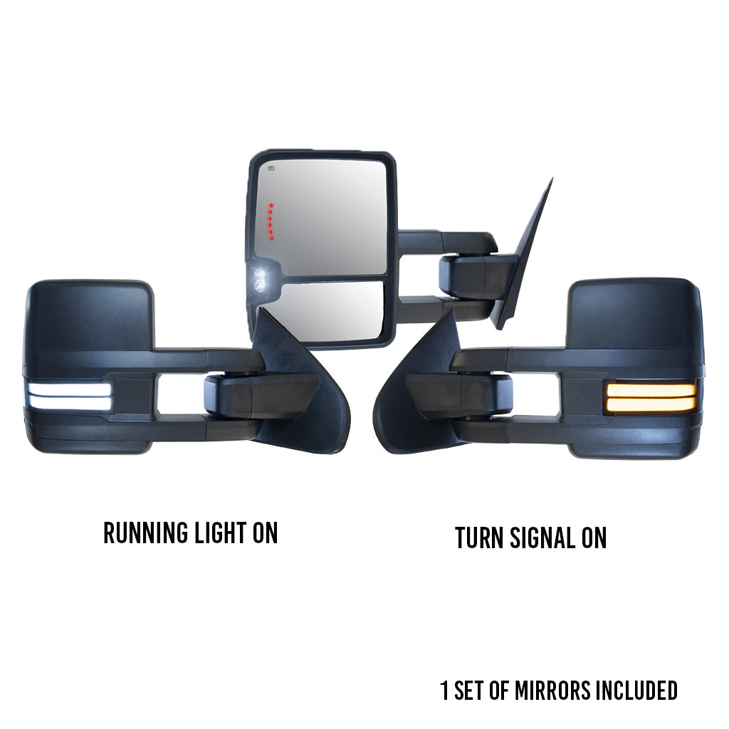 GM Style Dodge Ram 1500 Tow Mirrors (2009-2018) - Style 2