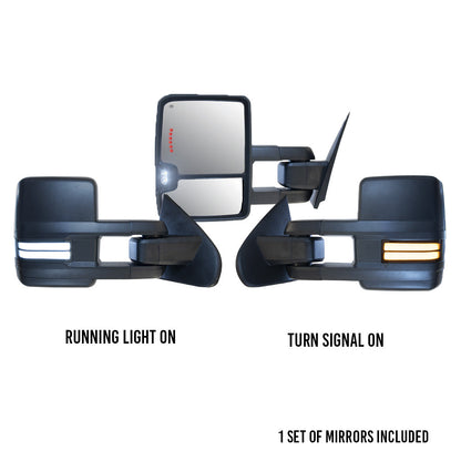 GM Style Dodge Ram 1500 Tow Mirrors (2009-2018) - Style 2