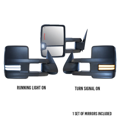 2015-2020 GM SUV Tow Mirrors (Tahoe, Yukon, Suburban)
