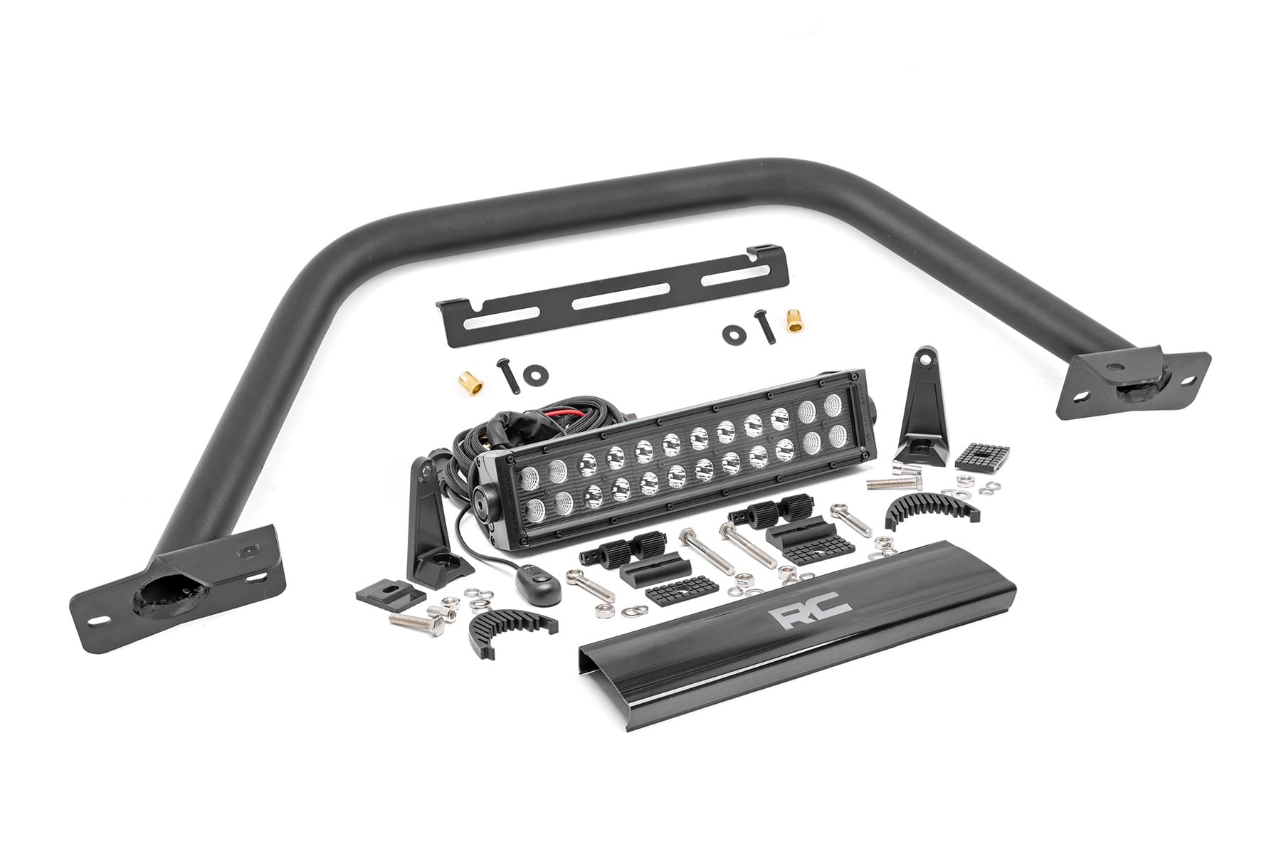 Safari Bar | 12" LED Light Bar | Black | Dual Row | OE Modular Steel | Ford Bronco (21-26)