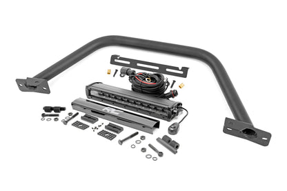 Safari Bar | 12" LED Light Bar | Black | Single Row | OE Modular Steel | Ford Bronco (21-26)