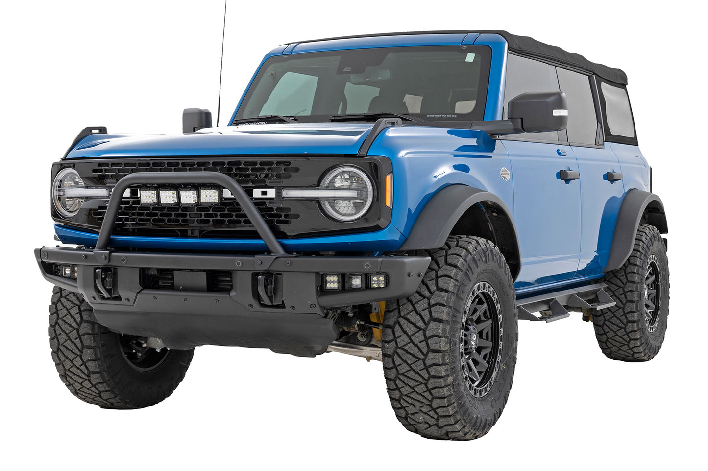 Safari Bar | 3" OSRAM (Quad) | Wide | OE Modular Steel | Ford Bronco (21-26)