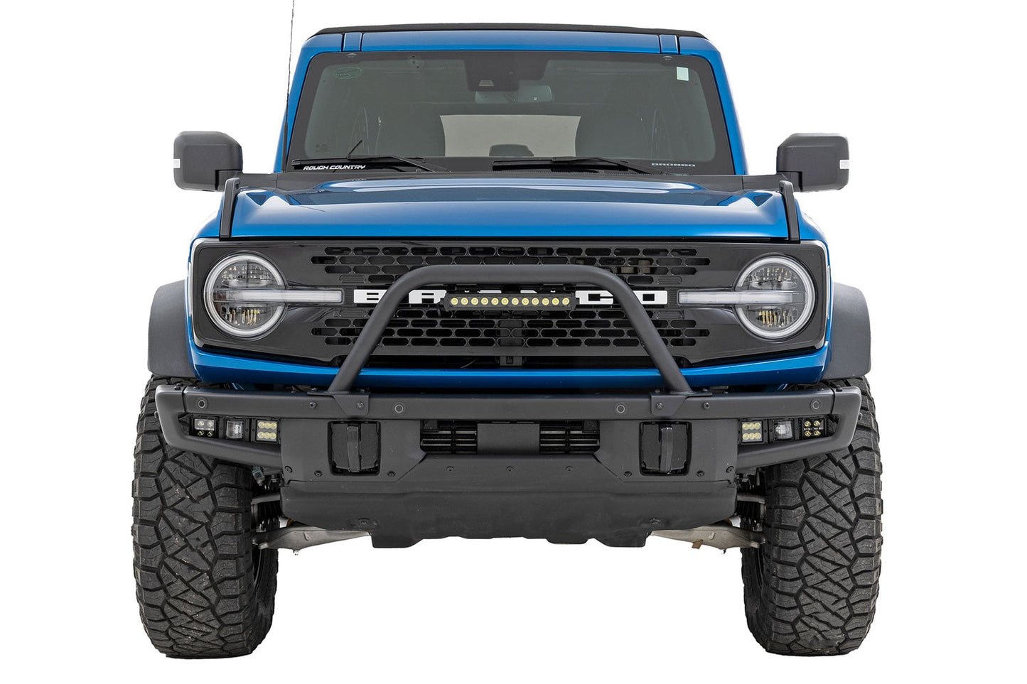 Safari Bar | 12" LED Light Bar | Black | Single Row | OE Modular Steel | Ford Bronco (21-26)