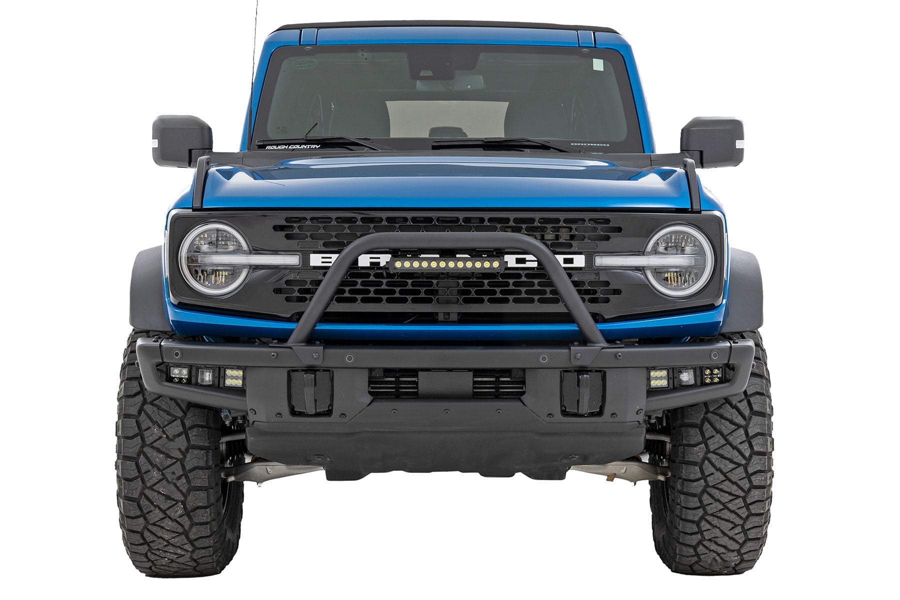 Safari Bar | 12" LED Light Bar | Black | Single Row | OE Modular Steel | Ford Bronco (21-26)