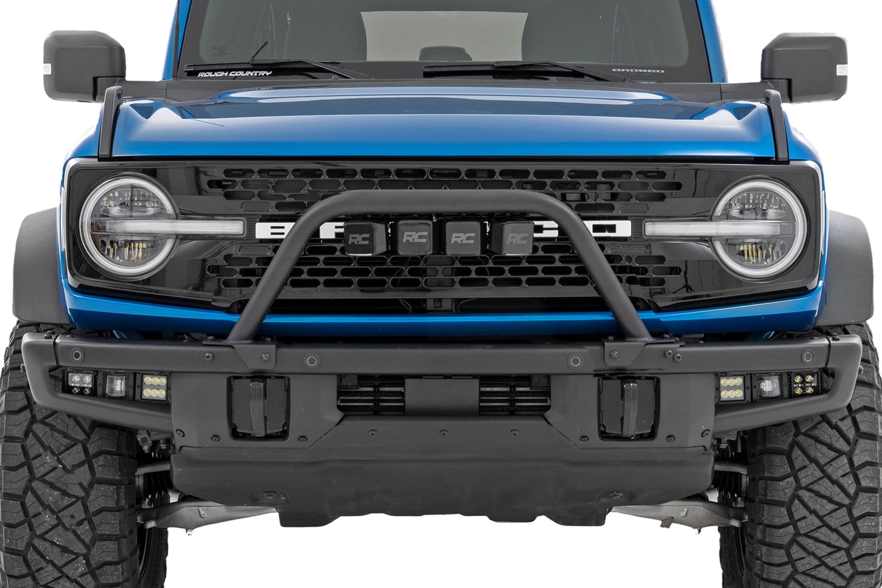Safari Bar | 3" OSRAM (Quad) | Wide | OE Modular Steel | Ford Bronco (21-26)