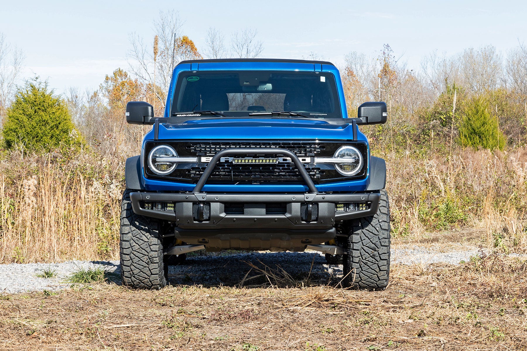 Safari Bar | 12" LED Light Bar | Black | Single Row | OE Modular Steel | Ford Bronco (21-26)