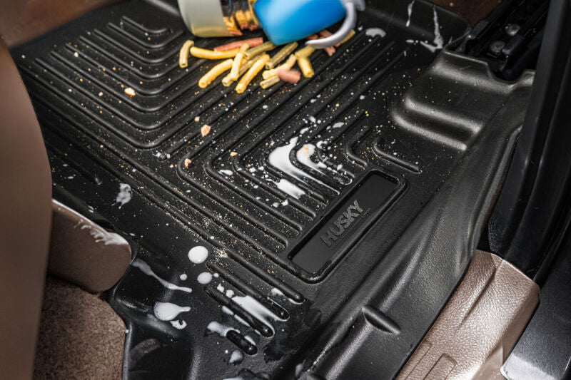 Husky Liners 09-14 Chevy Traverse/07-14 GMC Acadia Weatherbeater Black 2nd Seat Floor Liners