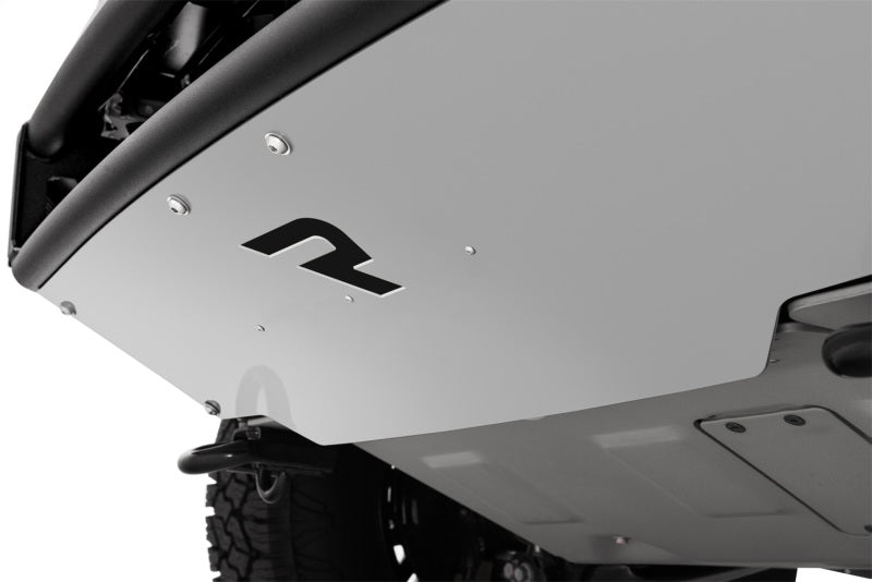 N-Fab M-RDS Front Bumper 15-17 Chevy Colorado - Tex. Black w/Silver Skid Plate
