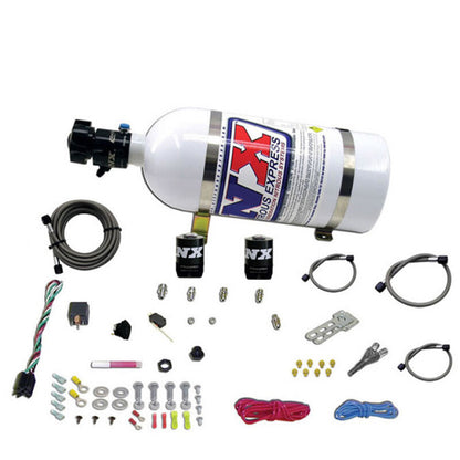 Nitrous Express All Ford EFI Single Nozzle Nitrous Kit (35-150HP) w/10lb Bottle
