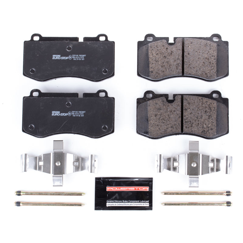 Power Stop 10-12 Mercedes-Benz SL550 Euro-Stop ECE-R90 Front Brake Pads