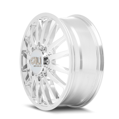 Cali Off-Road 9110D Summit Dually 20x8.25 / 8x200 BP / 115mm Offset / 142mm Hub Polished Wheel