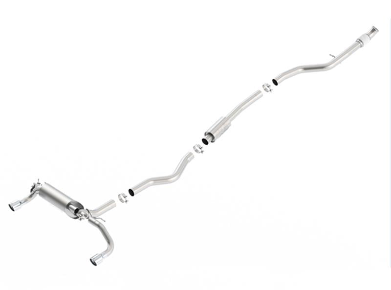 Borla 13-16 BMW 335i / 435i Atak Cat back SS 3.0in, 2.25in 3.5in Tip Single Rolled