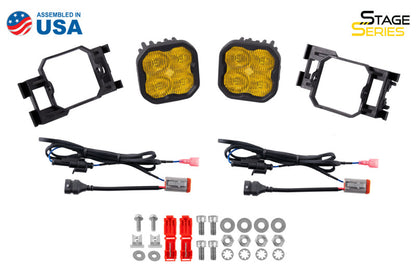 Diode Dynamics SS3 Sport Type X Kit ABL - Yellow SAE Fog