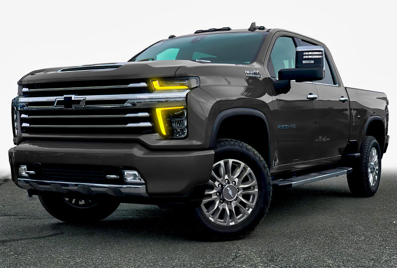 Oracle 20-21 Chevy Silverado HD 2500 RGB+W Headlight DRL Kit - ColorSHIFT w/o Controller